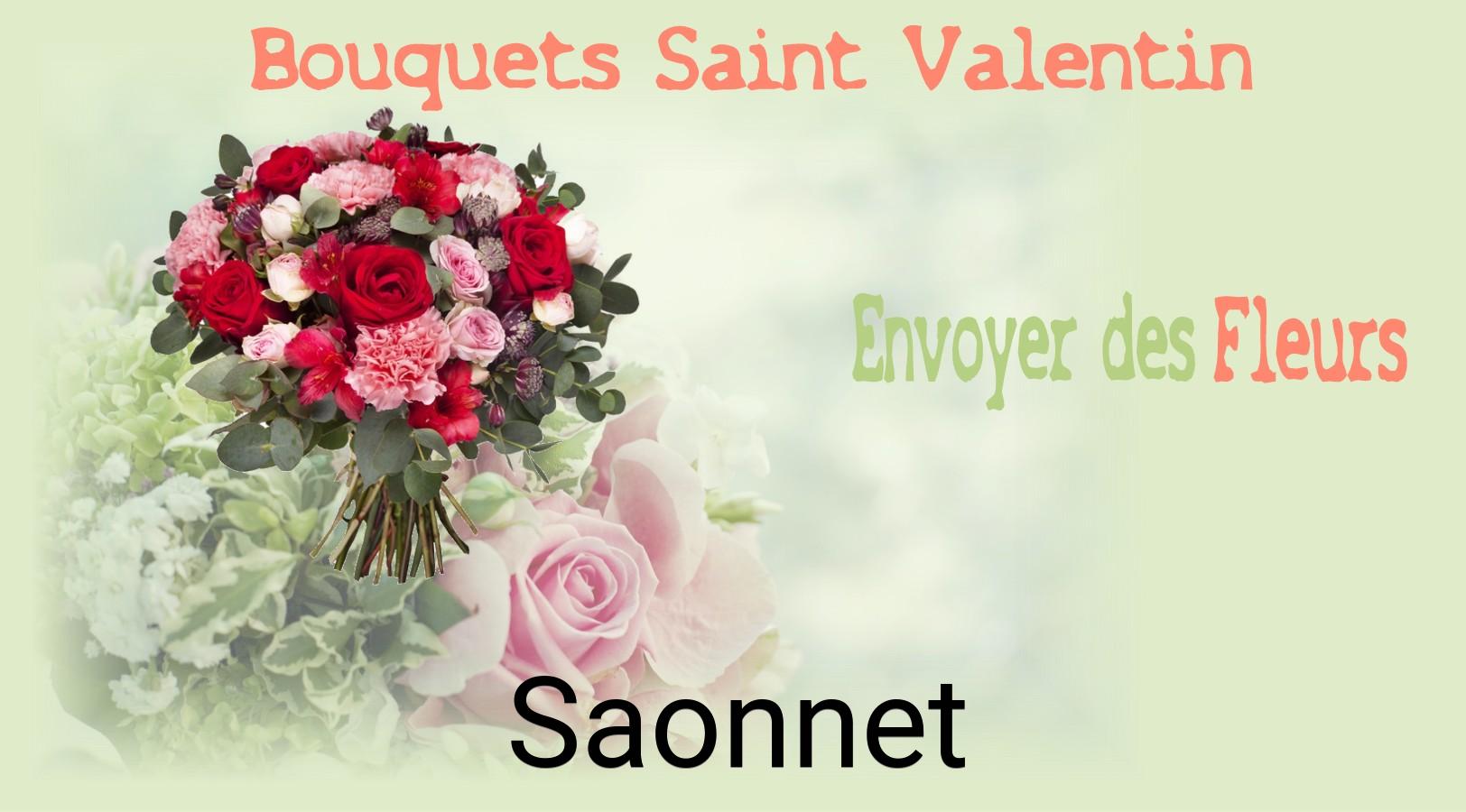 Roses de Saint-Valentin livrées à Saonnet